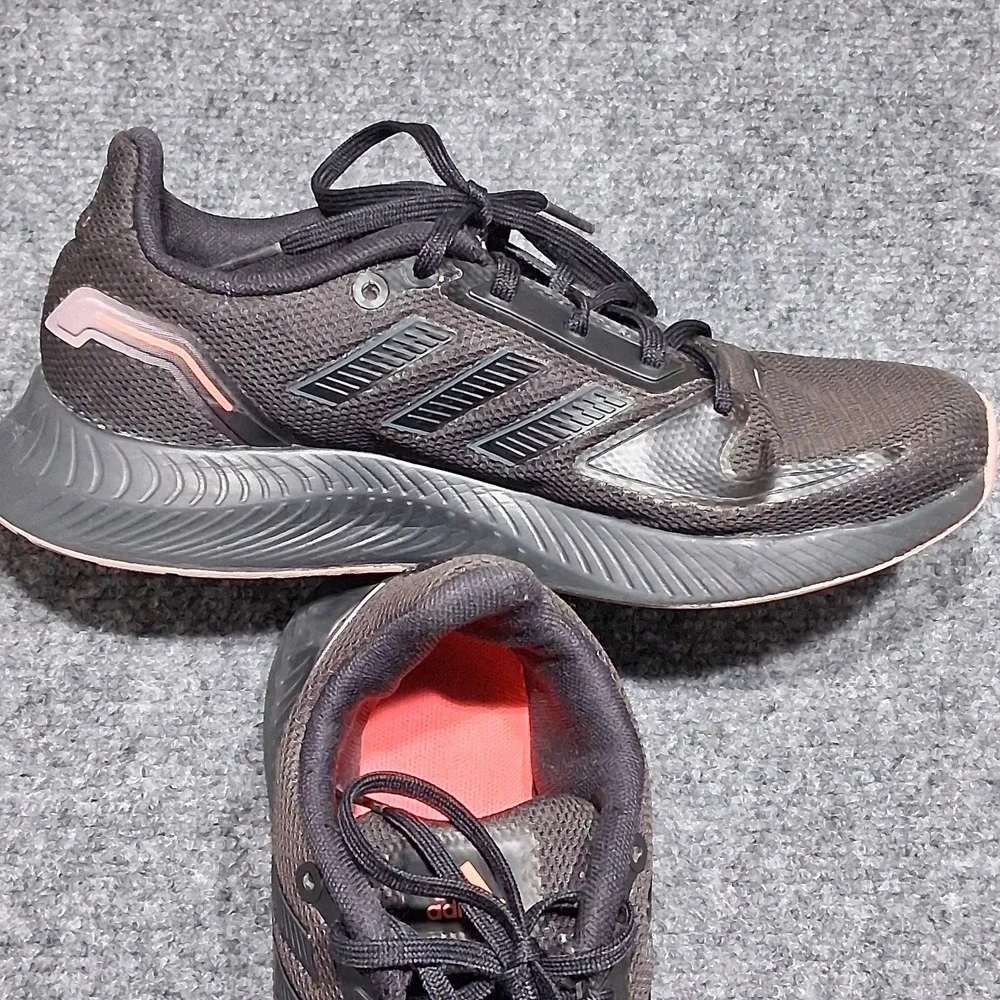 Adidas Runfalcon 2.0 Women's‎ Running Shoes Black Pink GX8250 Size 6 US